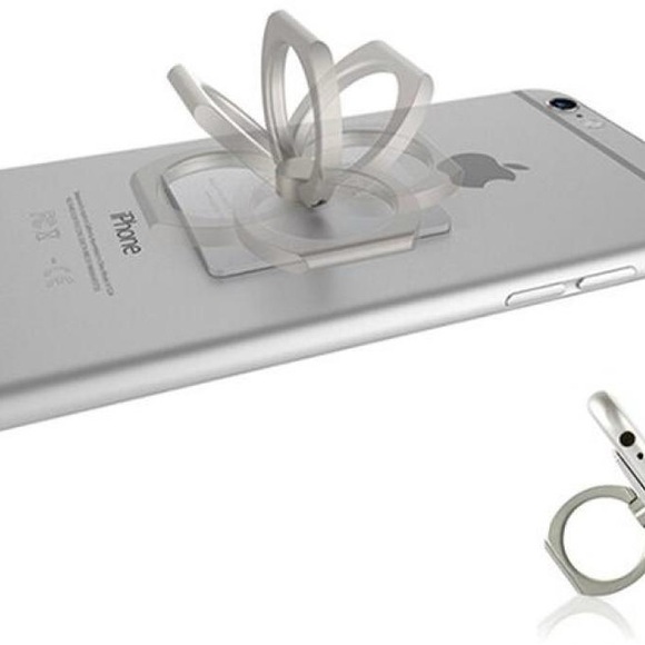 Universal Phone Ring Grip & Stand for Smartphones iPhone Android (Silver / Gold) - Picture 7 of 7